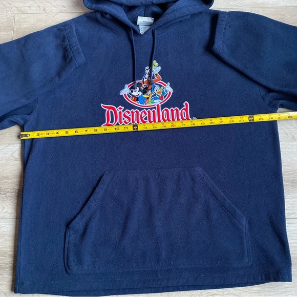 Vintage Disneyland Mickey Mouse fleece hoodie Disneyland Resort pullover - Picture 8 of 11